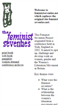 Mobile Screenshot of feministseventies.net